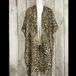 NWT animal being short sleeve cardigan